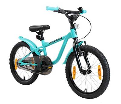 Löwenrad Kinderfahrrad für Jungen und Mädchen ab 5 Jahre | 18 Zoll Kinderrad mit Bremse | Fahrrad für Kinder | Mint von Löwenrad