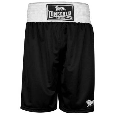 Lonsdale Amateur Boxing Trunks Shorts Schwarz 2XL Mann von Lonsdale