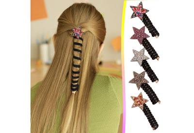 MAGICSHE Haarspange Bunte Spiral Telefonkabel-Haarbänder Haargummi von MAGICSHE