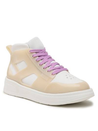 MELISSA Schuhe Melissa Player Sneaker Ad 33909 Beige/White/Lilac AP593 Bootsschuh von MELISSA