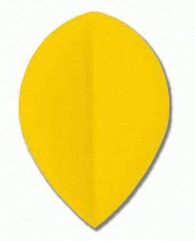 Nylon Flight PEAR, Farbe Gelb, 1 Satz = 3 Stück von MS-DARTSHOP
