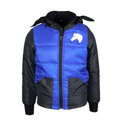 MS-Trachten Kinder Winter Reitjacke Mia blau warm gefüttert (146/152) von MS-Trachten