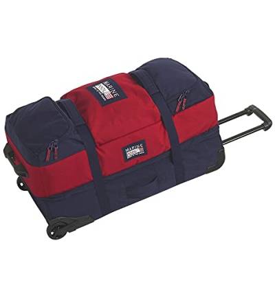 Marinepool Classic Wheeled Bag 140L Farbe rot/Navy, Gewicht in kg 4,65, Liter 140, Maße in cm LxBxH 80 x 42 x 42 von Marinepool