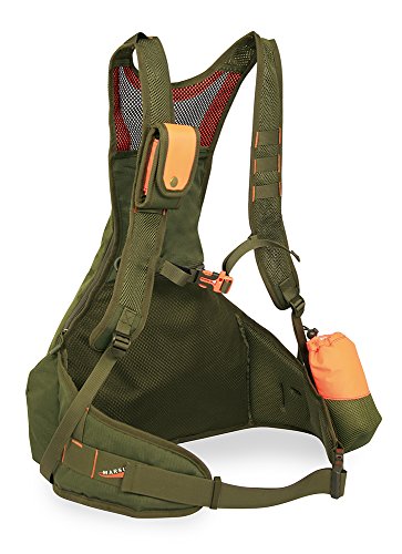 Marsupio Gürteltasche Suede Land, Rucksack Weste Jagd Unisex – Erwachsene, grün, 15 von Marsupio