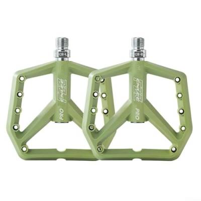 Verbessern Sie das Nylonpedal Ihres Fahrrads mit Chrom-Molybdän-Stahlspindel (grün) von MeevrgR