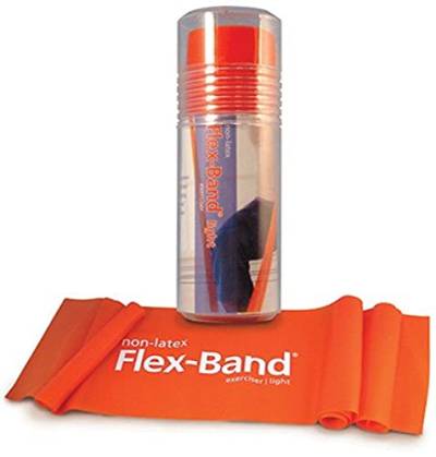 Merrithew Health & Fitness STOTT Pilates Latexfreies Flexband, leichte Stärke (orange), 198 cm von STOTT PILATES