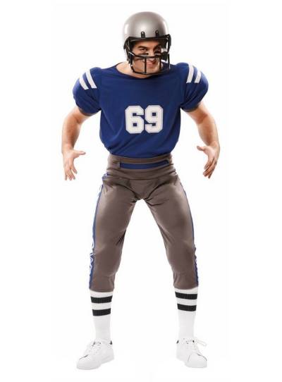 Metamorph Kostüm American Football Spieler Kostüm, Breite Schultern, knappe Hose: ein Outfit für jeden NFL Quarterback! von Metamorph