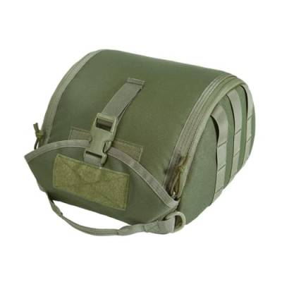 Taktische Helmtasche, Leichte Helmbeutel, Kratzfest, Helmpaket, Gepolsterte Airsoft Helm Aufbewahrungstasche, MOLLE Clamshell Helmtaschen Pack für Sport Jagd von MiOYOOW