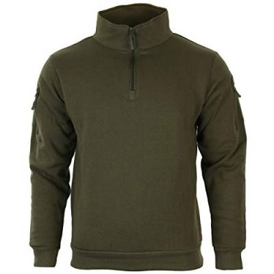 Mil-Tec Unisex Taktisches Sweatshirt, Grün von Mil-Tec
