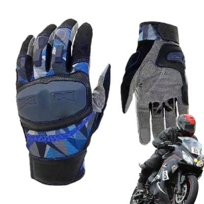 Missmisq Handschuhe für Motorrad,Motorradhandschuhe für Herren,Straßenrenn-Motorradhandschuhe | Rutschfeste Motocross-Handschuhe, Vollfinger-Reithandschuhe mit Touchscreen, atmungsaktiv für Männer und von Missmisq