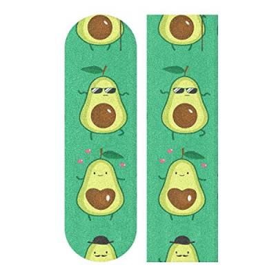 MNSRUU Skateboard Grip Tape Funny Avocado Longboards Griptape Schleifpapier für Rollerboard von Mnsruu