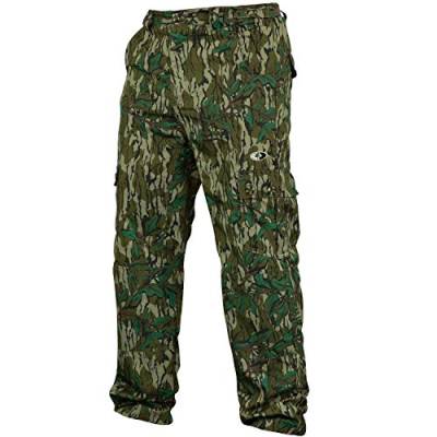 Mossy Oak Camo leichte Jagdhose für Herren, Camouflage-Kleidung, Größe M, Greenleaf von Mossy Oak