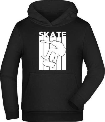MyDesign24 Hoodie Kinder Kapuzen Sweatshirt - Skater Hoodie Kapuzensweater mit Aufdruck, i512 von MyDesign24