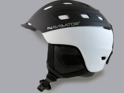 NAVIGATOR Parrot Ski-Helm und Snowboardhelm mit TÜV, Dank innovativer Kombination aus ABS & Inmould Technologie hat Dieser Helm weniger Gewicht bei gleicher Sicherheit, Weiss, M-XL von NAVIGATOR