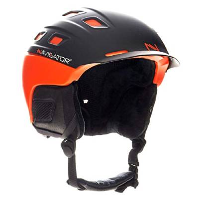 NAVIGATOR Parrot Ski-Helm & Snowboardhelm mit TÜV, Dank innovativer Kombination aus ABS & Inmould Technologie hat Dieser Helm weniger Gewicht bei gleicher Sicherheit, ROT, XS-M von NAVIGATOR