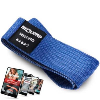 NEOLYMP Premium Fitnessbänder - Widerstandsbänder aus Naturlatex, Gymnastikband - Resistance Bands (Blau - Stufe 4-12 - 15 kg) Hautfreundlich, für Krafttraining und Yoga von NEOLYMP