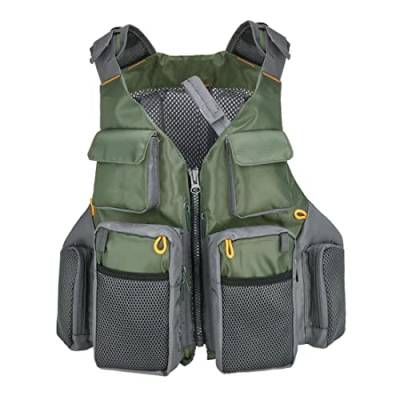 Fliegenfischerweste mit Multi -Taschen -Mesh -Fischerei -Rucksack für Männer und Frauen, die das Accessoire Angeln von NIDONE