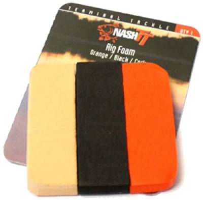 Nash Rig Foam orange/black/cork von Nash Tackle