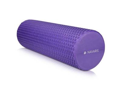 Navaris Pilatesrolle Pilates Rolle 45cm kurz - Schaumstoffrolle für Fitness & Faszien Yoga (1-tlg) von Navaris