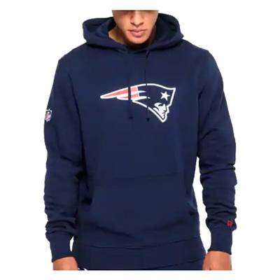 New Era NFL Team Logo Hoodie New England Patriots navy - Gr. S von NewEra