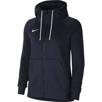 NIKE Park 20 Fleece Kapuzenjacke Damen obsidian/white/white S von Nike