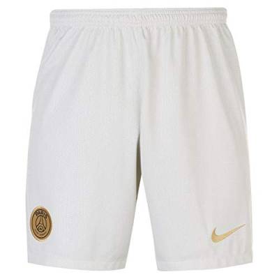 Nike Fußball-Shorts 2018/19 PSG Stadium Home – Shorts – Fußballshorts 2018/19 PSG Stadium Home – Herren XL Light Bone/Truly Gold von Nike