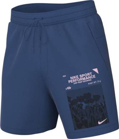 Nike Herren Shorts M Nk Df Form 7Ul Short Gx, Court Blue/Pink Foam/Black, FN3283-476, L von Nike