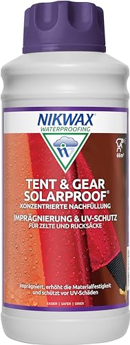 Nikwax Tent & Gear Solarproof 1L (konzentriert, zum Verdünen) von Nikwax
