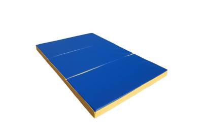 NiroSport Weichbodenmatte 150 x 100 x 8 cm klappbar Turnmatte Gymnastikmatte Fitnessmatte (1er-Set), abwaschbar, robust von NiroSport