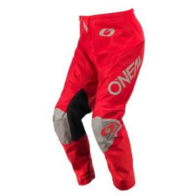 O'NEAL | Motocross-Hose | MX Enduro | Maximale Bewegungsfreiheit, Atmungsaktives und langlebiges Design, Luftdurchlässiges Innenfutter | Pants Matrix Ridewear | Erwachsene | Rot Grau | Größe 28/44 von O'NEAL