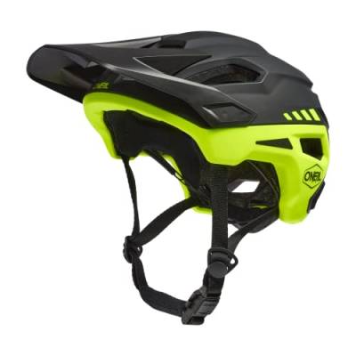 O'NEAL | Mountainbike-Helm | MTB All-Mountain | Verschmolzene innere EPS & Außenschale für bessere Langlebigkeit | TRAILFINDER Helmet Split | Erwachsene | Schwarz/Neon gelb | L/XL (59-63 cm) von O'NEAL