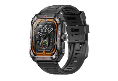 OKWISH Damen Herren Smart Watch Sportuhr Armbanduhr Fitness Uhr Uhren Tracker Smartwatch (2,02 Zoll) IP68 Wasserdicht Fitnessuhr mit Telefonfunktion, Austauschbare Armbänder, Touchscreen, für iOS/Android, mit Anrufe Pulsmesser Schrittzähler Schlafmonitor Aktivitätstracker von OKWISH