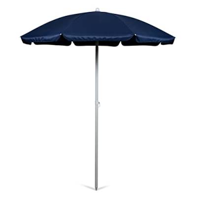 ONIVA - a Picnic Time Brand Sonnenschutz für den Außenbereich, 14 cm – Kleiner Terrassenschirm – Strandkorb-Regenschirm, Marineblau von PICNIC TIME