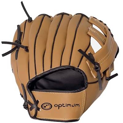 OPTIMUM Unisex-Adult Baseball Glove Extreme Child Baseballhandschuh, Braun, Kinder von OPTIMUM