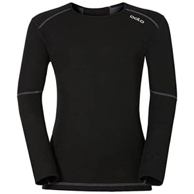 Odlo Kinder Funktionsunterwäsche Langarm Shirt ACTIVE X-WARM ECO, black, 104 von Odlo