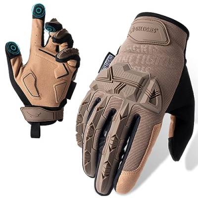 OneTigris Taktische Handschuhe Militär Touchscreen Motorradhandschuhe Outdoor Motocross Handschuhe Kletterhandschuhe für Airsoft Paintball Wandern Jagen Radsport von OneTigris