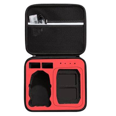 OrangeClub Tragetasche für DJI Mini 3 PRO tragbare Reisetasche für DJI Mini3 PRO Drohnen zubehör RC Drone Controller RC&RC N1 Travel Box (Black-red) von OrangeClub