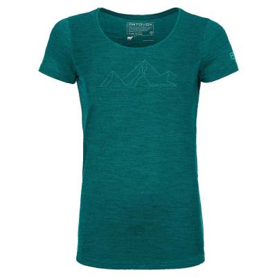 Ortovox 150 Cool Mountain T-Shirt W - Pacific Green Blend, XS von Ortovox