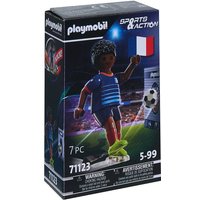 PLAYMOBIL® Frankreich Fußballspieler mit Torwand 71123 von PLAYMOBIL