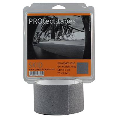 Protect Tapes Skid rutschfeste, Unisex Erwachsene Einheitsgröße hellgrau von PRO TECT TAPES