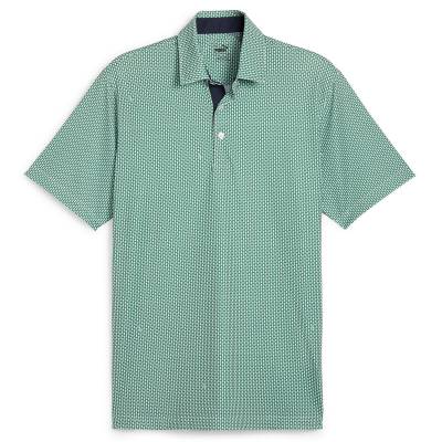 PUMA Men's MATTR Cups Golf Polo Shirt, Mens, White glow/vine, Medium | American Golf von PUMA Golf