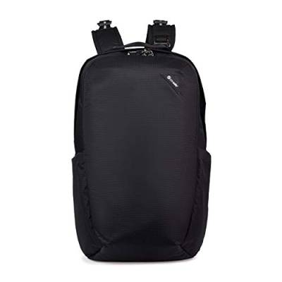 Pacsafe Unisex-Erwachsene Vibe 25 Anti-Theft Backpack Rucksack mit Sicherheitstechnologie 25 Liter, Schwarz/Jet Black von Pacsafe