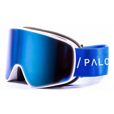 Paloalto Sanford Ski Goggles Weiß,Blau Blue Revo / Spherical / Anti Fog / Anti Scratch/CAT3 von Paloalto