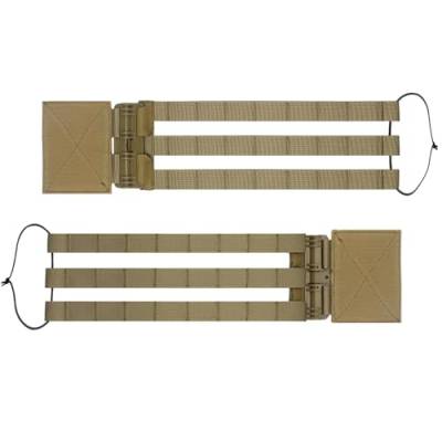 Peminkoo Taktische Weste Kummerbund mit Schnellverschluss-Schnallen-Set für JPC 420 419 XPC Airsoft Plate Carrier Strap (Tan) von Peminkoo