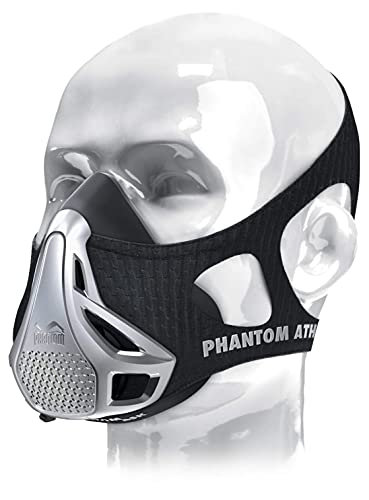 Phantom Athletics Erwachsene Training Mask Trainingsmaske - Silber von Phantom Athletics
