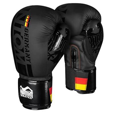 Phantom Boxhandschuhe Germany | MMA Muay Thai-Boxing Gloves | 10-16 oz | Männer - Schwarz von Phantom Athletics