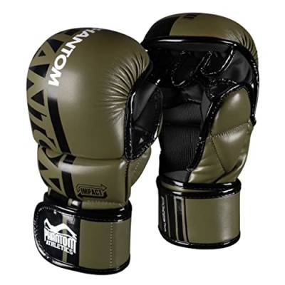 Phantom MMA Handschuhe APEX | Profi Gloves für Sparring, Fight, Boxen, Freefight (S/M - Army Grün) von Phantom Athletics