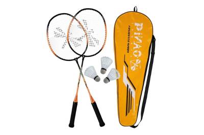 PiNAO Sports Badmintonschläger Badminton-Set, (Family Orange, 6-tlg)" von PiNAO Sports