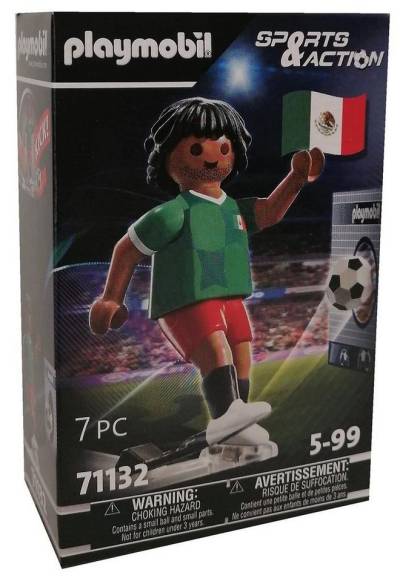Playmobil® Spielfigur Playmobil 71132 Sports & Action Fußballspieler 7,5 cm Mexico Trikot To von Playmobil®