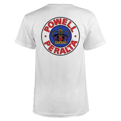 Powell - Peralta Supreme T-Shirt (weiß, X-Large) von Powell Peralta